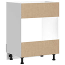 vidaXL Porto fehér szerelt fa sütőszekrény