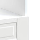 vidaXL Porto fehér szerelt fa sütőszekrény