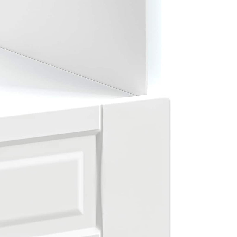 vidaXL Porto fehér szerelt fa sütőszekrény