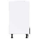 vidaXL Porto fekete szerelt fa sütőszekrény