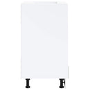 vidaXL Porto magasfényű fehér szerelt fa sütőszekrény