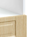 vidaXL Porto sonoma tölgy színű szerelt fa sütőszekrény