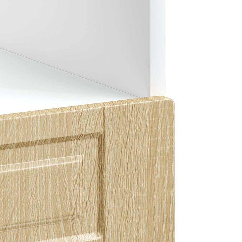 vidaXL Porto sonoma tölgy színű szerelt fa sütőszekrény