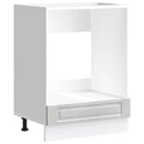 vidaXL Porto betonszürke szerelt fa sütőszekrény