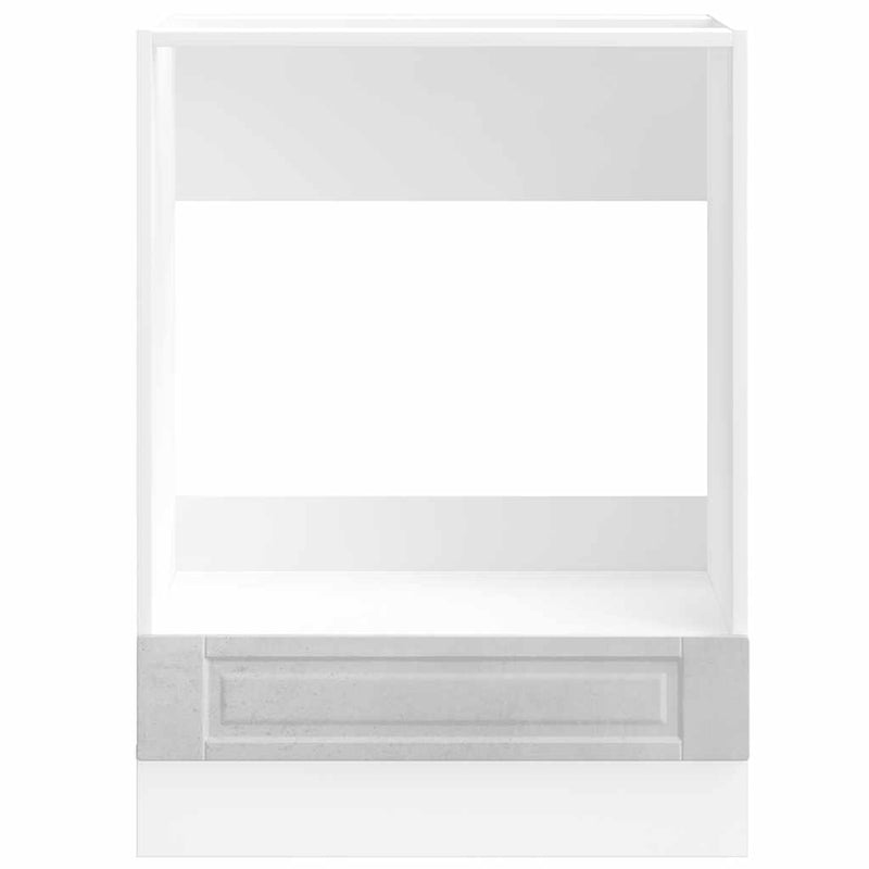 vidaXL Porto betonszürke szerelt fa sütőszekrény