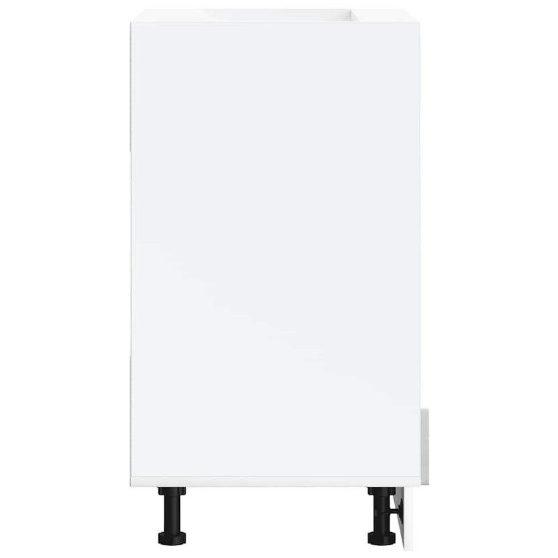 vidaXL Porto betonszürke szerelt fa sütőszekrény