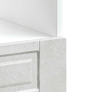 vidaXL Porto betonszürke szerelt fa sütőszekrény