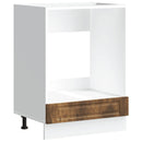 vidaXL Porto füstös tölgy színű szerelt fa sütőszekrény