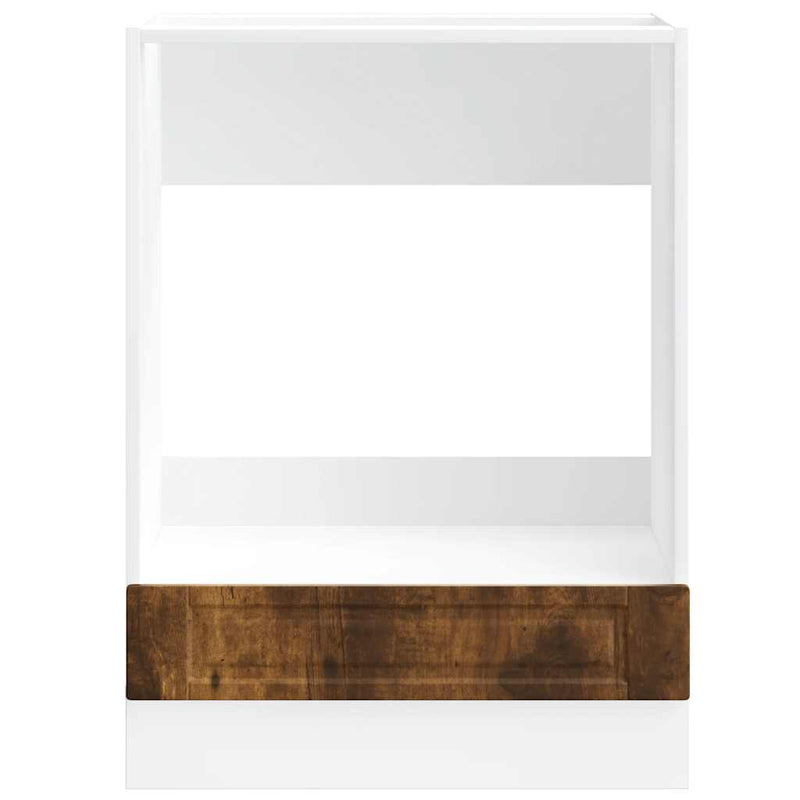 vidaXL Porto füstös tölgy színű szerelt fa sütőszekrény