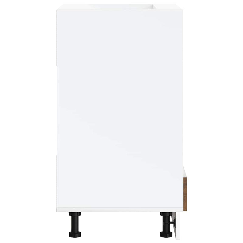 vidaXL Porto füstös tölgy színű szerelt fa sütőszekrény