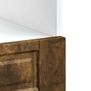 vidaXL Porto füstös tölgy színű szerelt fa sütőszekrény