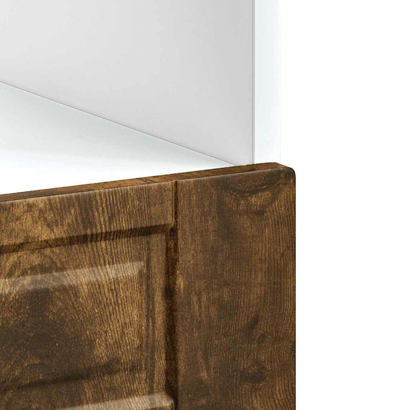 vidaXL Porto füstös tölgy színű szerelt fa sütőszekrény