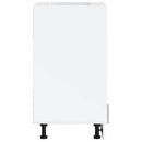 vidaXL Porto szürke sonoma színű szerelt fa sütőszekrény