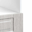 vidaXL Porto szürke sonoma színű szerelt fa sütőszekrény