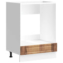 vidaXL Porto antik fa színű szerelt fa sütőszekrény