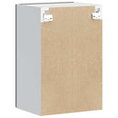 vidaXL konyhai fali szekrény üvegajtóval "Porto" Fekete színű