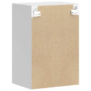 vidaXL Konyhai fali szekrény üvegajtóval "Porto" Magas fényű fehér