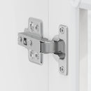 vidaXL Konyhai fali szekrény üvegajtóval "Porto" Magas fényű fehér