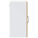 vidaXL konyhai fali szekrény üvegajtóval "Porto" Sonoma Oak