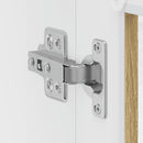 vidaXL konyhai fali szekrény üvegajtóval "Porto" Sonoma Oak