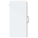 vidaXL Konyhai fali szekrény üvegajtóval "Porto" Szürke Sonoma