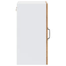 vidaXL Konyhai fali szekrény üvegajtóval "Porto" Régi fa