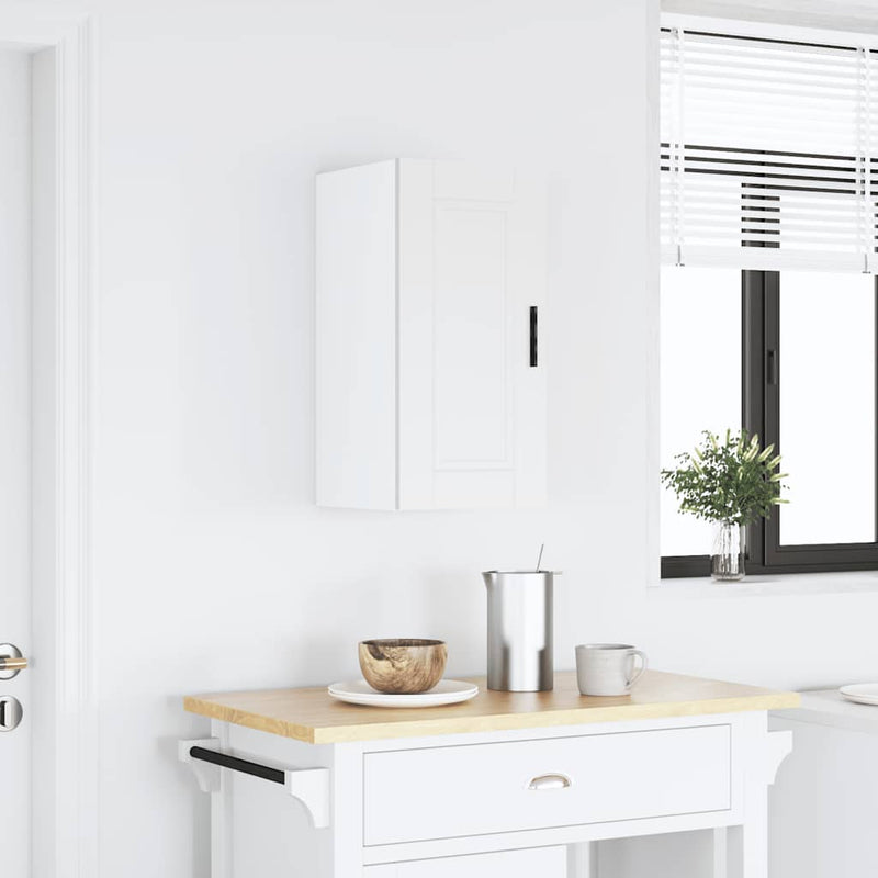 vidaXL konyhai fali szekrény "Porto" Fehér színű fűrészáru