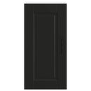 vidaXL konyhai fali szekrény "Porto" Fekete színű fűrészáru