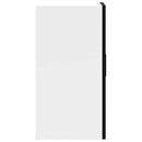 vidaXL konyhai fali szekrény "Porto" Fekete színű fűrészáru