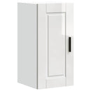 vidaXL Konyhai fali szekrény Porto magasfényű fehér műfa