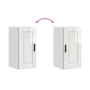 vidaXL Konyhai fali szekrény Porto magasfényű fehér műfa