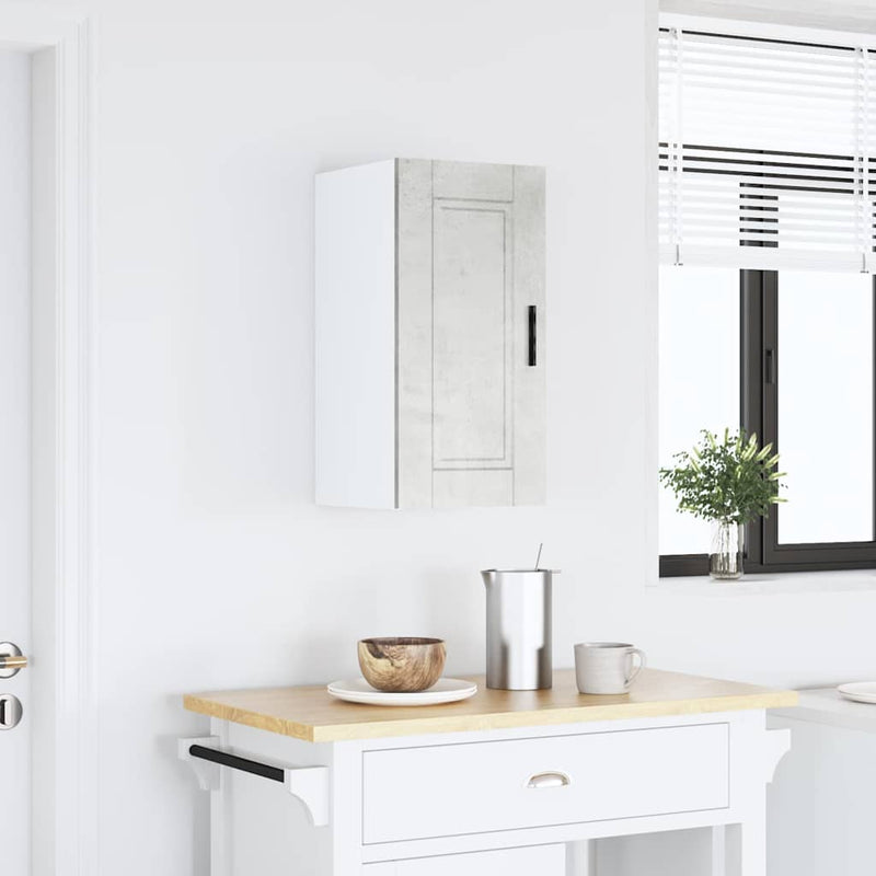 vidaXL konyhai fali szekrény Porto beton szürke műfából készült beton