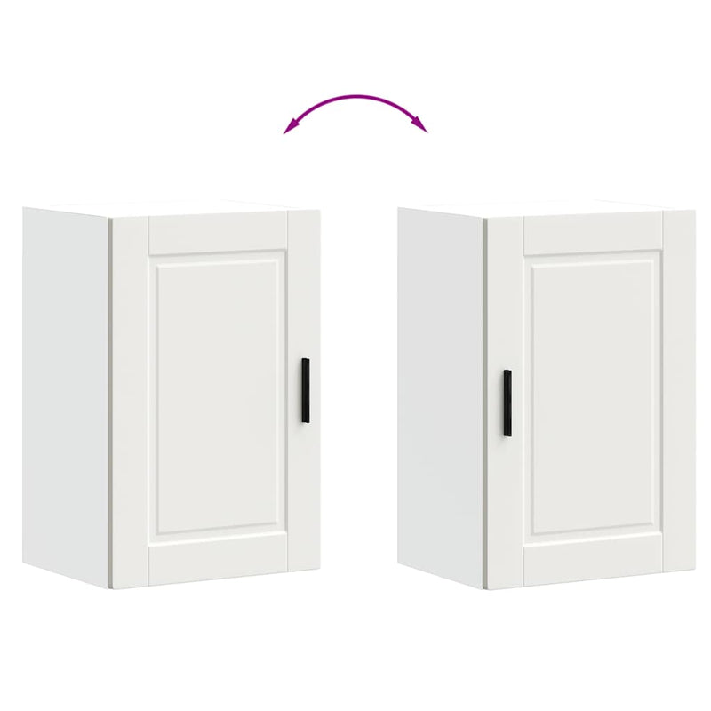 vidaXL konyhai fali szekrény "Porto" Fehér színű fűrészáru