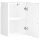 vidaXL Konyhai fali szekrény Porto magasfényű fehér műfa