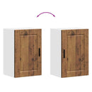 vidaXL konyhai fali szekrény Porto régi fából készült fűrészáru