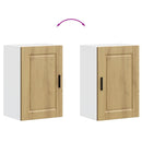 vidaXL konyhai fali szekrény Porto Kézműves tölgy műszaki fa