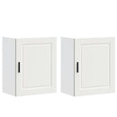 vidaXL konyhai fali szekrények 2 db "Porto" Fehér szerelt fa
