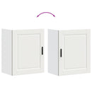 vidaXL konyhai fali szekrények 2 db "Porto" Fehér szerelt fa