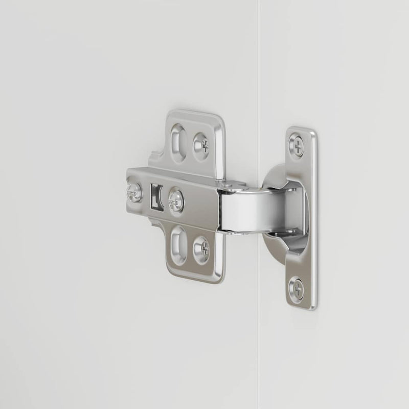 vidaXL konyhai fali szekrények 2 db "Porto" Fehér szerelt fa