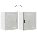 vidaXL konyhai fali szekrények 2 db Porto beton szürke szerelt fa