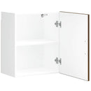 vidaXL konyhai fali szekrények 2 db Porto barna tölgy szerelt fa