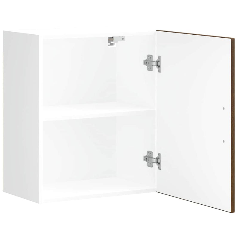 vidaXL konyhai fali szekrények 2 db Porto barna tölgy szerelt fa