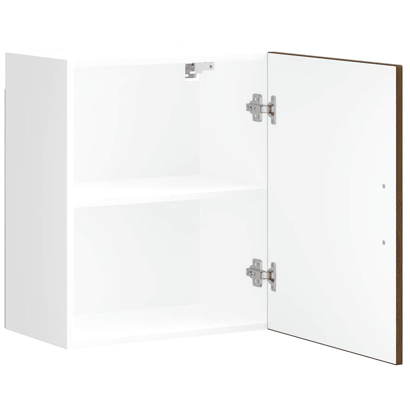 vidaXL konyhai fali szekrények 2 db Porto barna tölgy szerelt fa