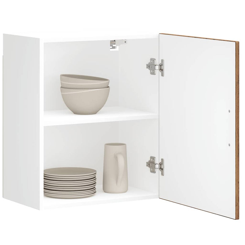 vidaXL konyhai fali szekrények 2 db Porto régi fából szerelt fa