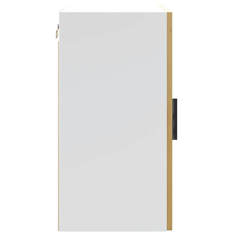 vidaXL konyhai fali szekrények 2 db Porto Kézműves tölgy szerelt fa