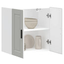 vidaXL konyhai fali szekrény "Porto" Fehér színű fűrészáru
