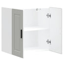 vidaXL konyhai fali szekrény "Porto" Fehér színű fűrészáru