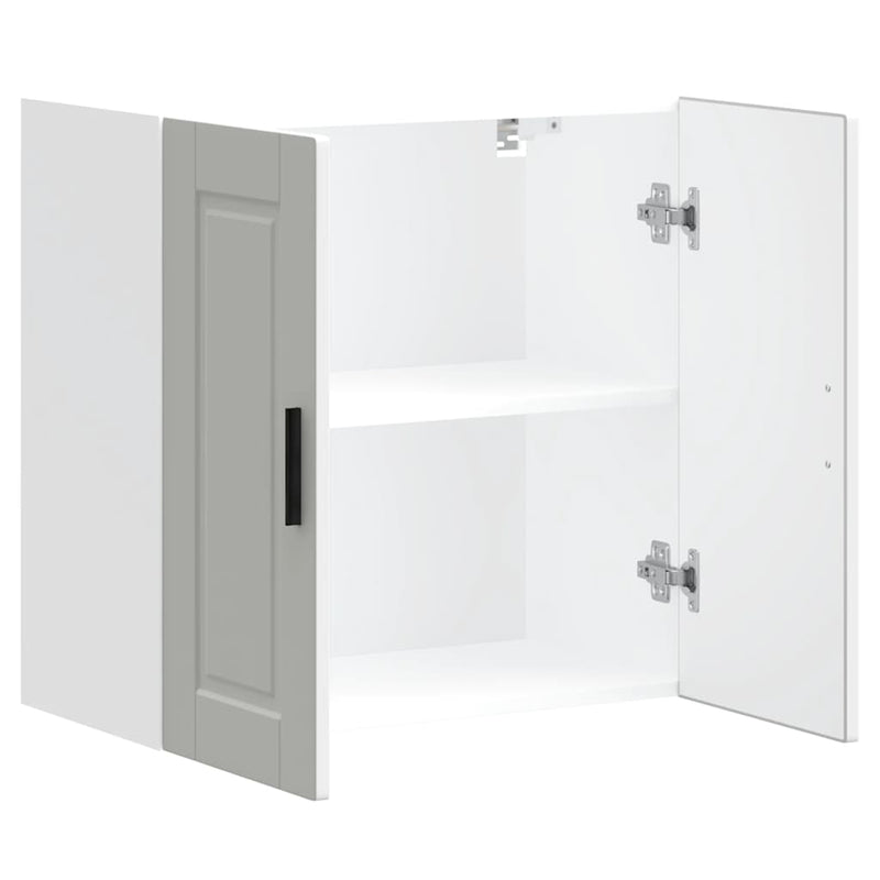 vidaXL konyhai fali szekrény "Porto" Fehér színű fűrészáru