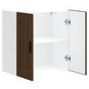 vidaXL konyhai fali szekrény Porto barna tölgy színű műfa