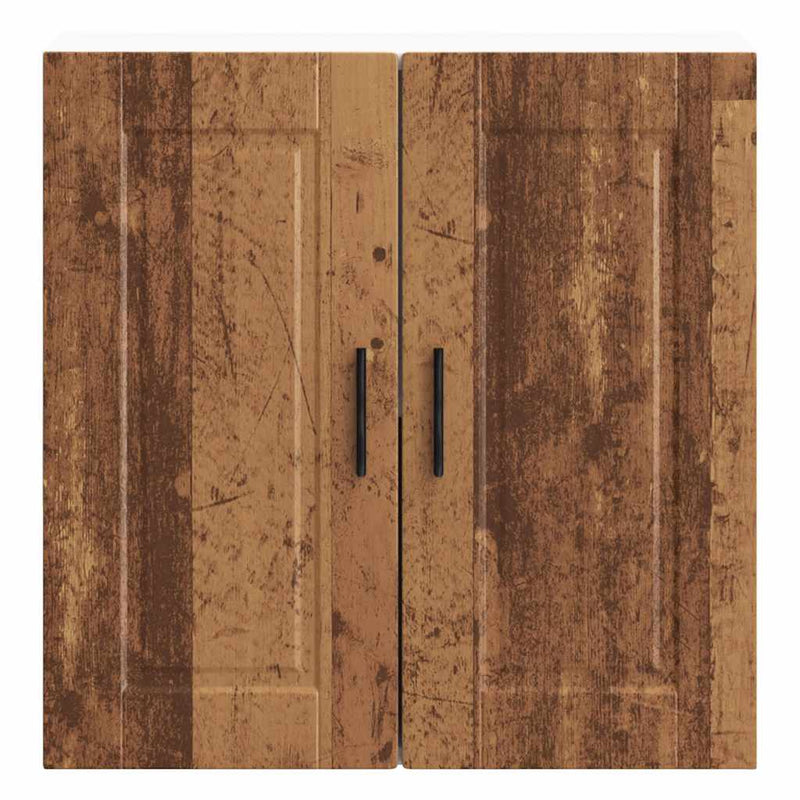 vidaXL konyhai fali szekrény Porto régi fából készült fűrészáru